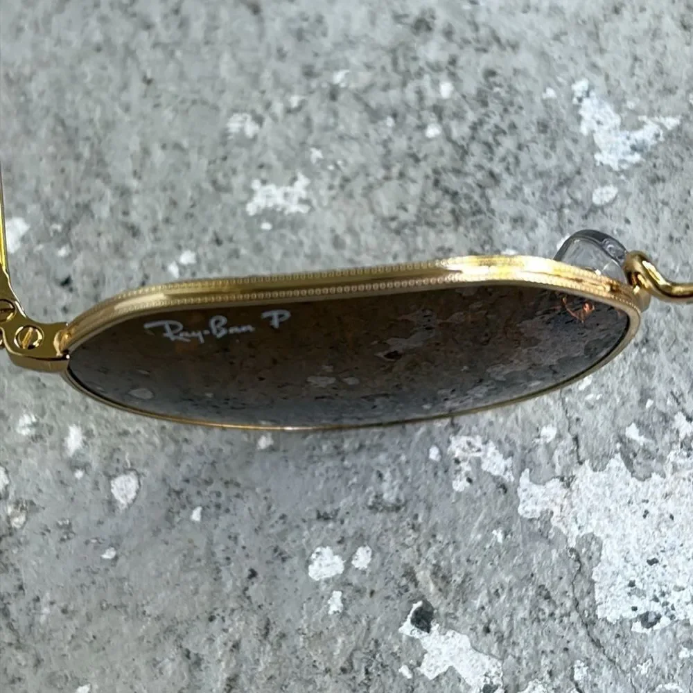Ray-Ban gold brown